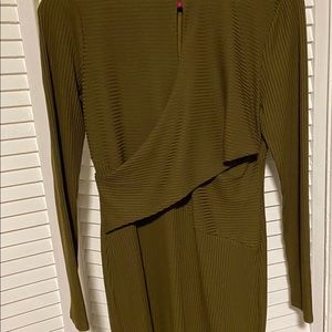 Green Long Sleeve Dress